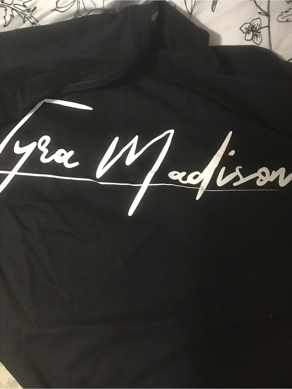 Madison Black Script Logo Men’s Shirt